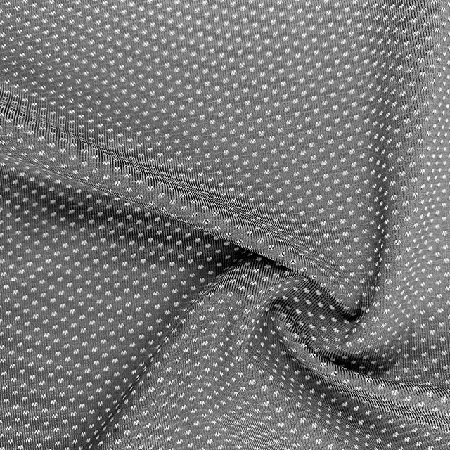 glitter stretch fabric nylon spandex fabric stretch beautiful elastic fabrics for T-shirt jacquard Mesh