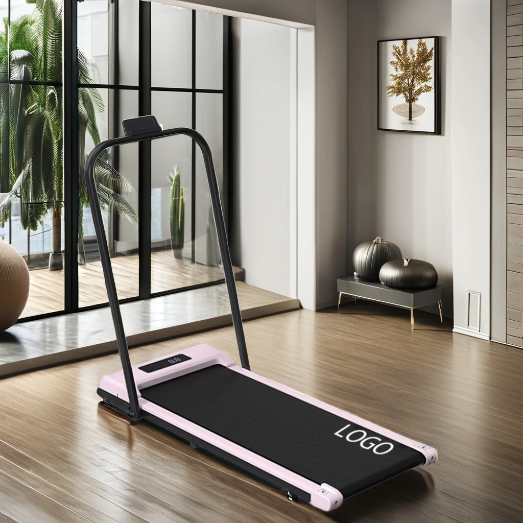 ZOSHINE 100kg Foldable High-Incline Treadmill 2.5HP Motor Manual Running Wireless Heart Rate Monitoring PVC Walking Surface LED