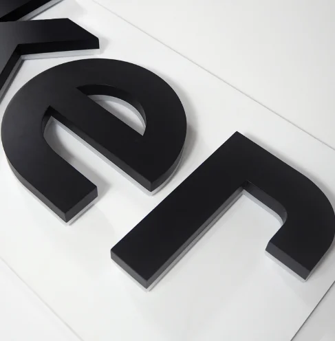 Настенный Знак логотипа из нержавеющей стали, акриловый светодиодный канал, БУКВЕННОЕ освещение, надпись, 3D подсветка