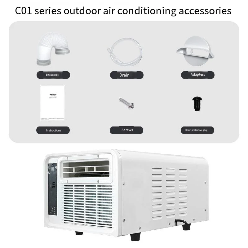 Взрывной Портативный Мобильный кондиционер Модернизированный 550w- 1400w Холодильный Открытый Кемпинг Палатка небольшой Кондиционер