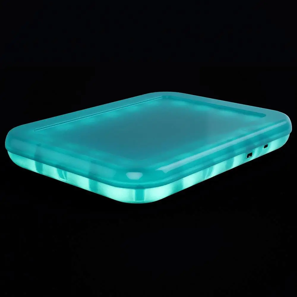 MR PACK Plastic Led Rolling Tray acrylic serving tray, light up  Tray with Music Sync voice sensitive musics