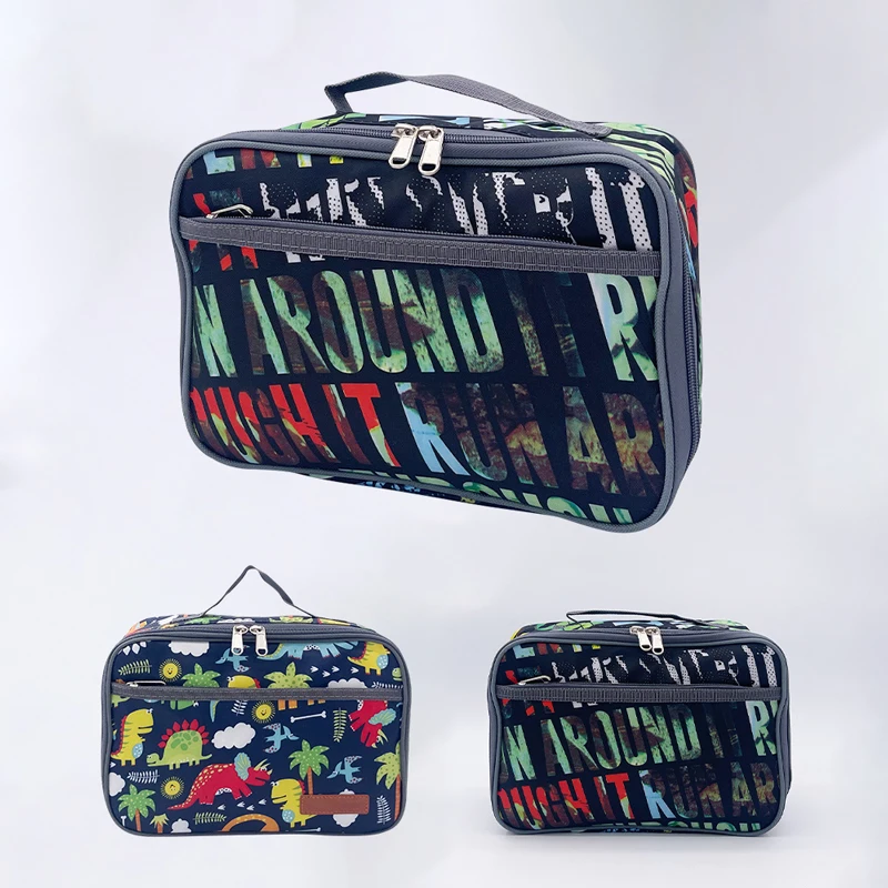 Food Cold Children Kids Lunch Cooler Box Bag For Office School  Foil Tote Insulated Cooler Bag Meal Lunch Bag For Kids