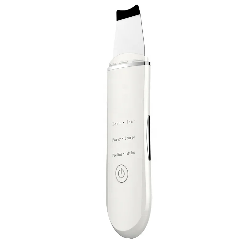 2024 New Ultrasonic Face Pore Cleaner Machine Skin Scrubber Nose Deep Cleaning Blackhead Removal UK/EU/US Plugs Peeling Shovel