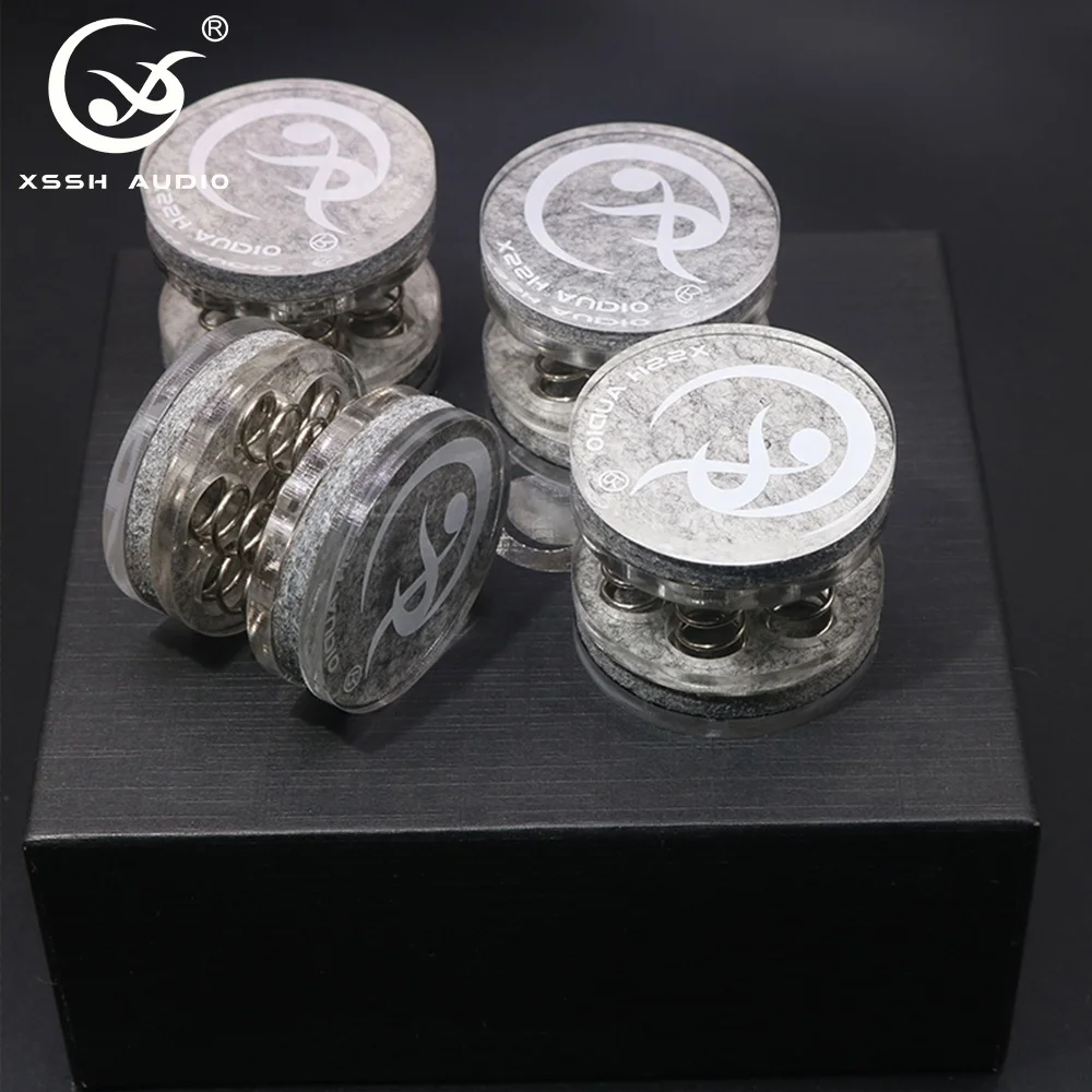Подставка для динамика YIVOXSSH Audio OEM HIFI система аудиофил Ударные Шипы пружинный амортизирующий коврик аудио подставка Колонка
