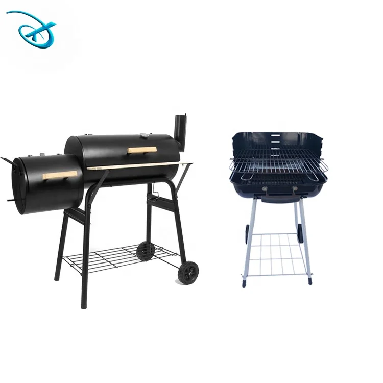 
outdoor camping grill bbq smoker charcoal party oven 