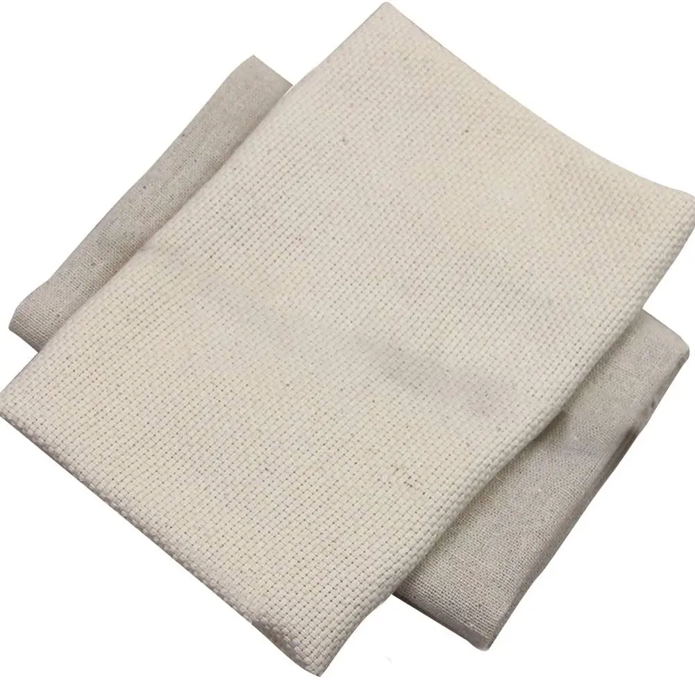 Monks Cloth, Punch Needle Cross Stitch Cotton, DIY Embroidery Handmade Sewing Soft Gift Art Craft Needlework Fabric