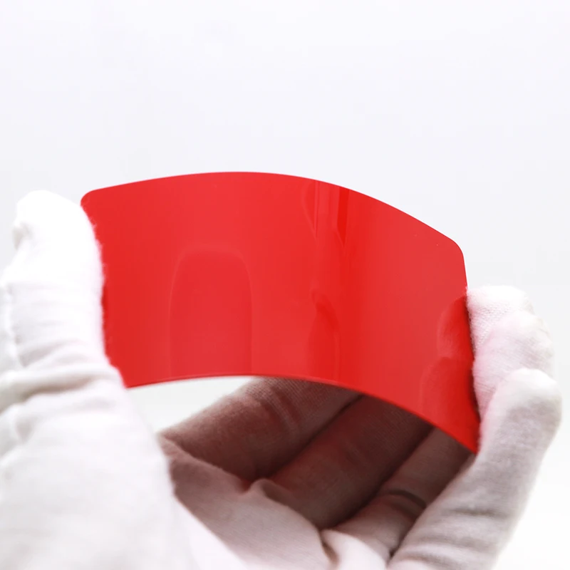 Blank PVC Printing Customized Red Plastic Cards For Business Gift