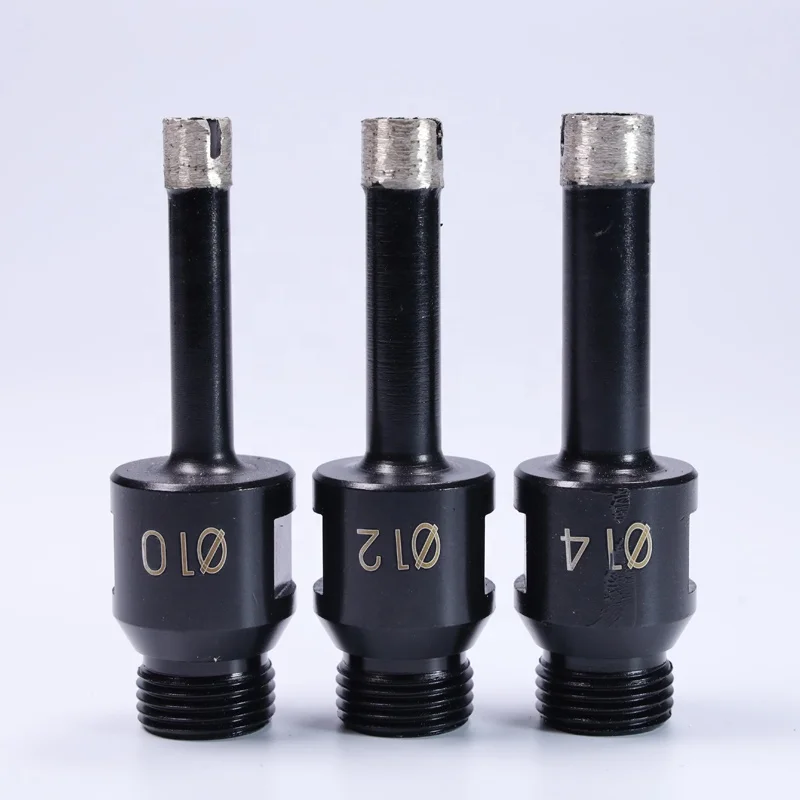 Custom concrete marble drilling cut vacuum brazed diamond bit