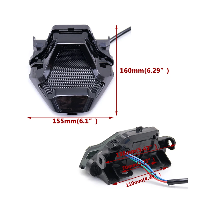 Yosovlamp Y15 Y15ZR V1 V2 / R25 MT07 TST дизайнерская задняя сигнальная лампа для потока светодиодов yamahas R3 R5 R1 R6 R7 светодиодная фара мотоцикла