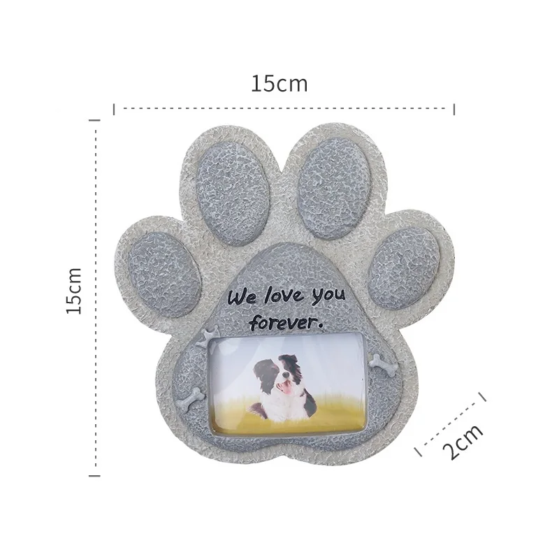 Pet Memorial Garden Stone  Hand-Painted High-Quality Pet Tombstones  Beloved Memorial Stones Grave Markers