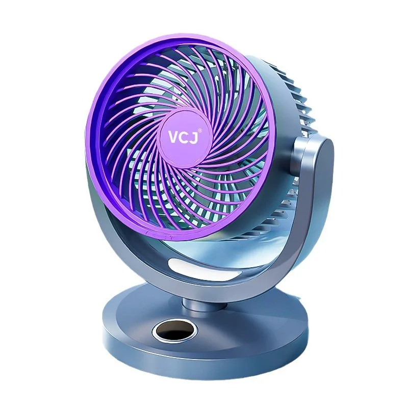 Factory Direct Sales USB Charging Portable air Circulation Fan Household Desktop Wall Mounted Electric Fan