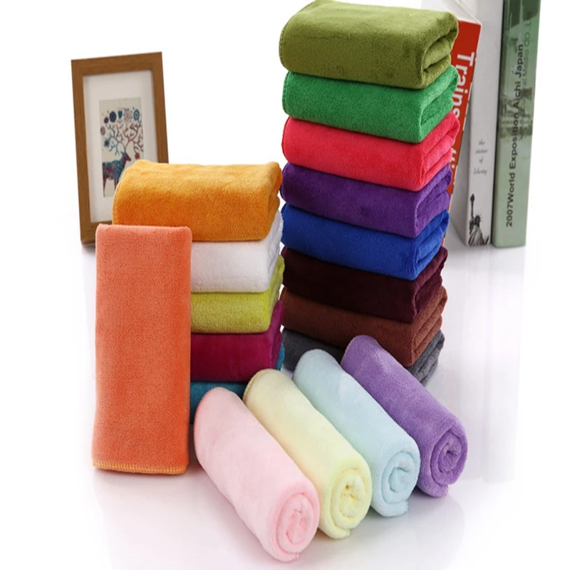 Cheap all purpose microfiber towel ultra thick bathroom custom microfiber towels bath