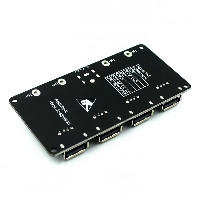 #54108 4 Channel DC Buck Module 12V24V to QC3.0 Single USB Mobile Charging Board