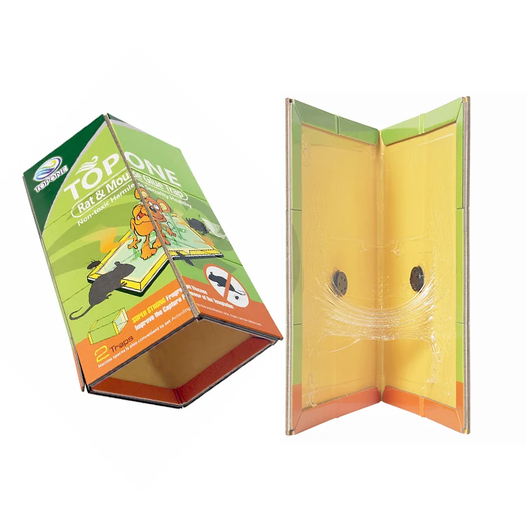 TOPONE Mouse Glue Trap Highly Sticking Rat Traps Catching and Holding 22*17CM OEM