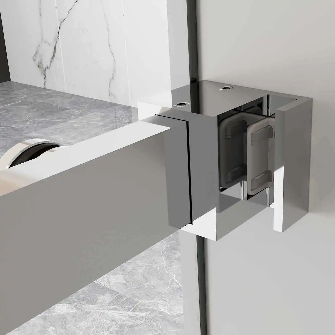 Wholesale Aluminum Stainless Steel Tempered Glass Bathroom Sliding Frameless Shower Door