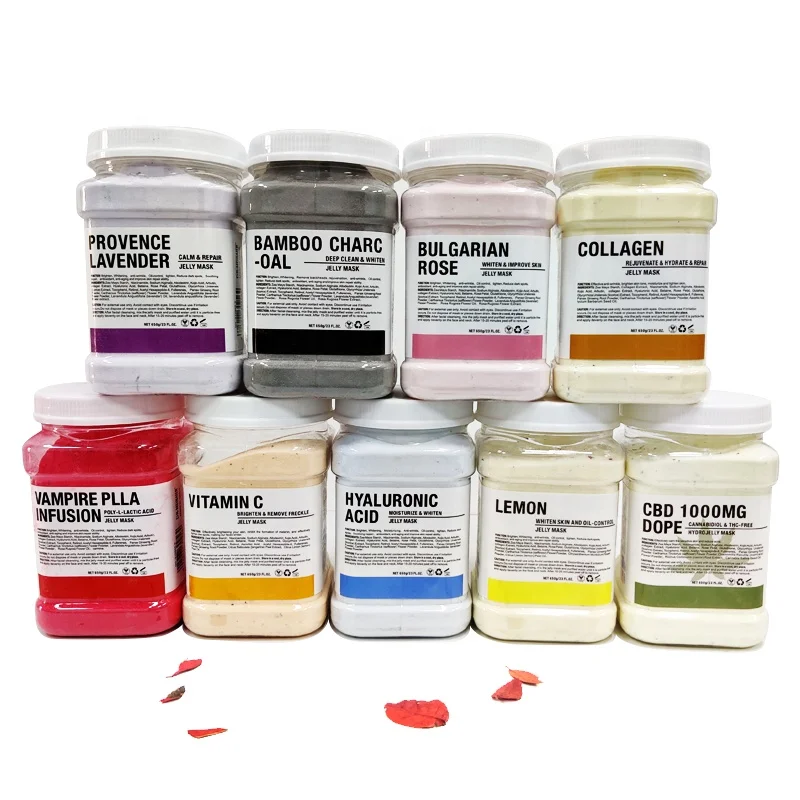 OEM Hydrojelly mask Face Cleansing Anti Aging Jelly mask Organic Hydra Facial Rubber Peel Off Hydro Jelly Mask Powder