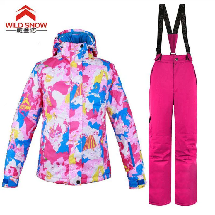 
China factory Custom 3M thinsulate women ski jacket for outdoors 