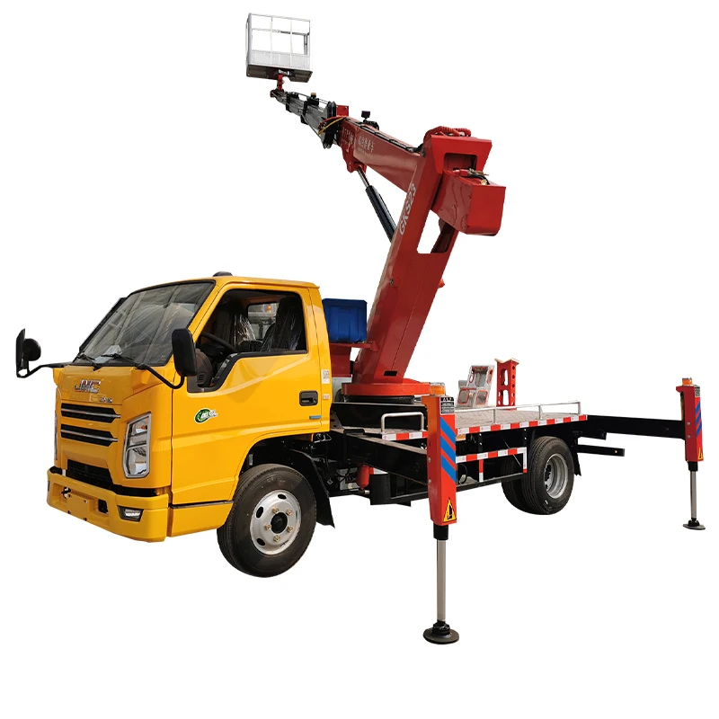 23 meter platform lift truck folding arm overhead truck Aerial working platform truck