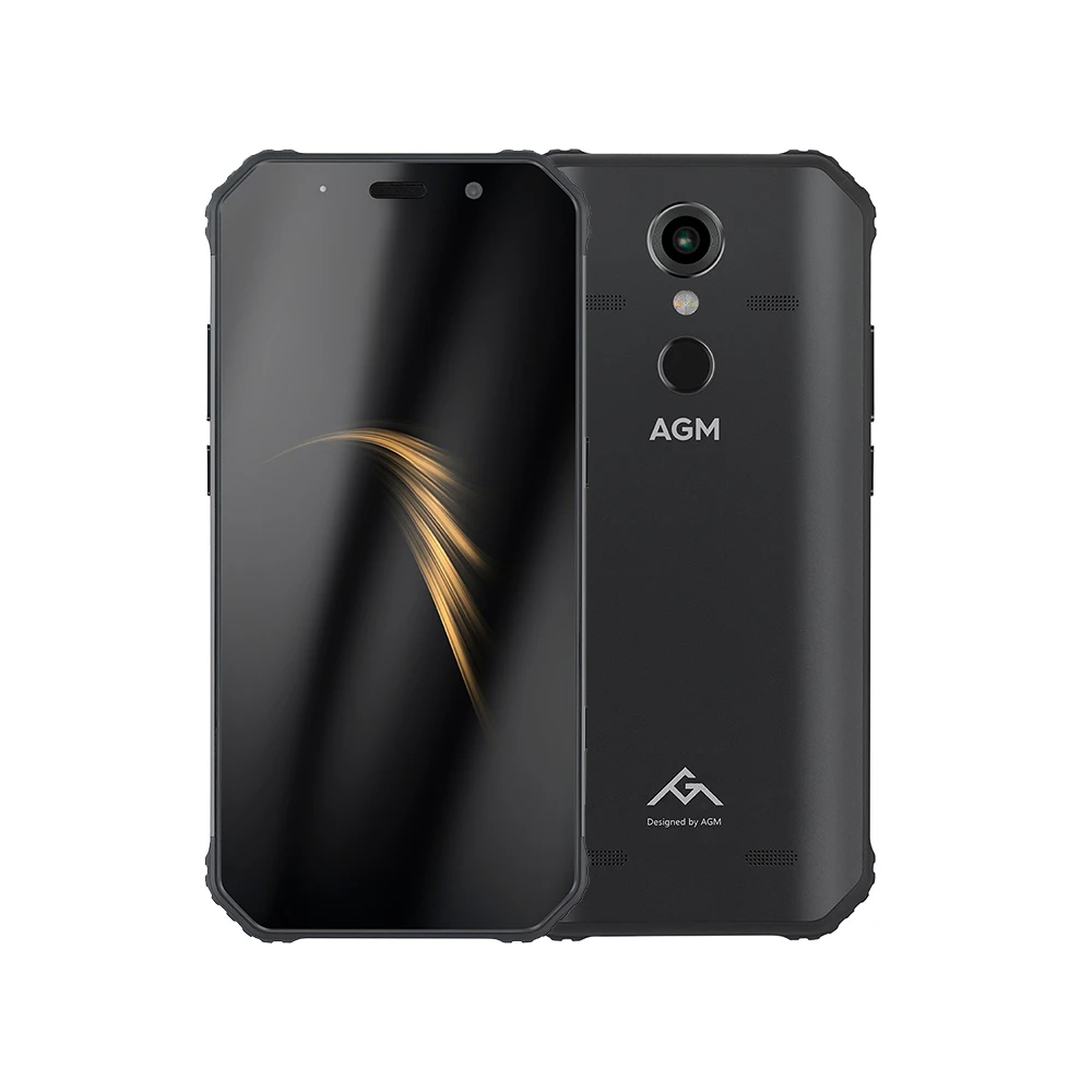 AGM A9  IP68 Waterproof 4GB+64GB  Rugged Phone Octa-core 5400mAh Fingerprint OTG NFC Cellphone