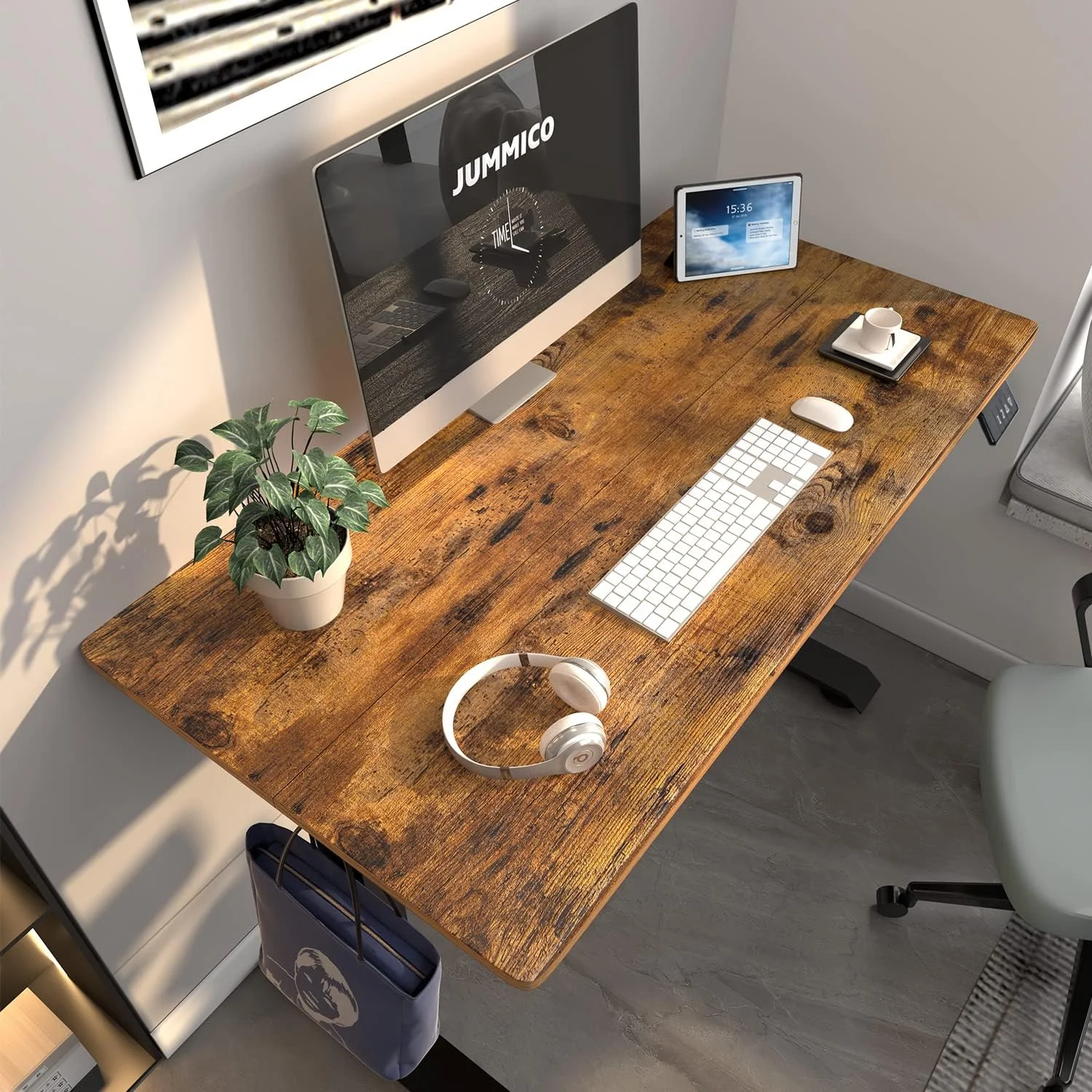 Fashion office ergonomic office table sit and stand frame adjust desk 2 m with strong motor
