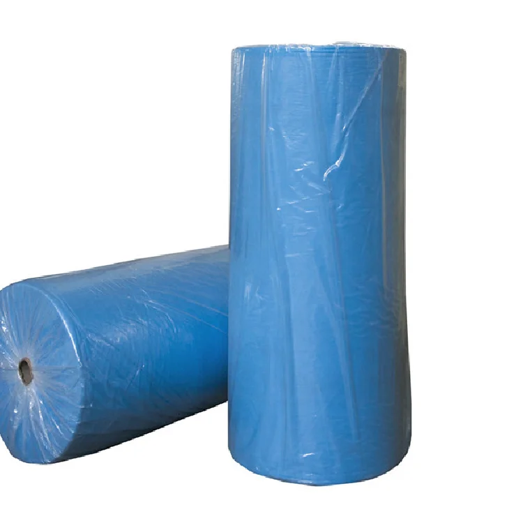 Dark Bule Fabric Wholesale Yellow Clean Cloth Polypropylene Geotextile Nonwoven