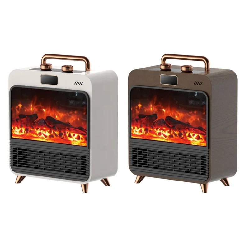 900/1500W 50-60HZ New style hot sale PTC heating element With three modes LED Flame heater for home office hotel