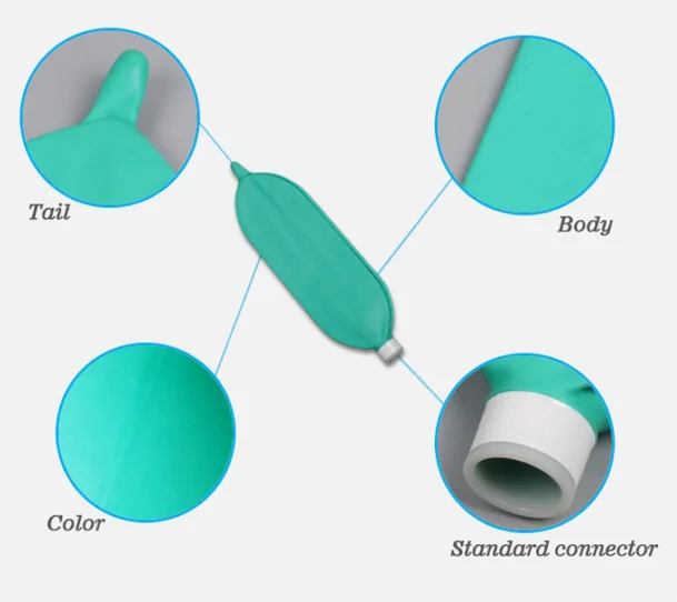 
3L/2L/1L/0.5L anesthesia breathing bag medical latex free disposable 