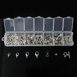 Mix 7 Styles White K Ancient green OT Buckle Copper Code Pendant Hook Lobster Buckle Jewelry Accessories & Findings