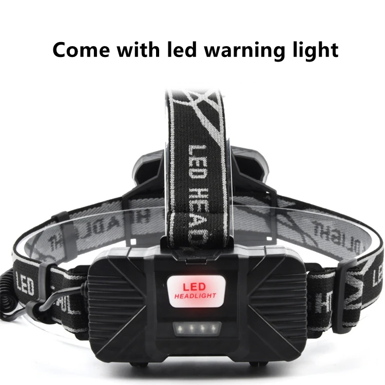 New 5 LED 3T6 High Powered Rechargeable Headlight T6 LTS Long Range Headlamp Night Fishing Running Black 18650 White 90 3.7V 80