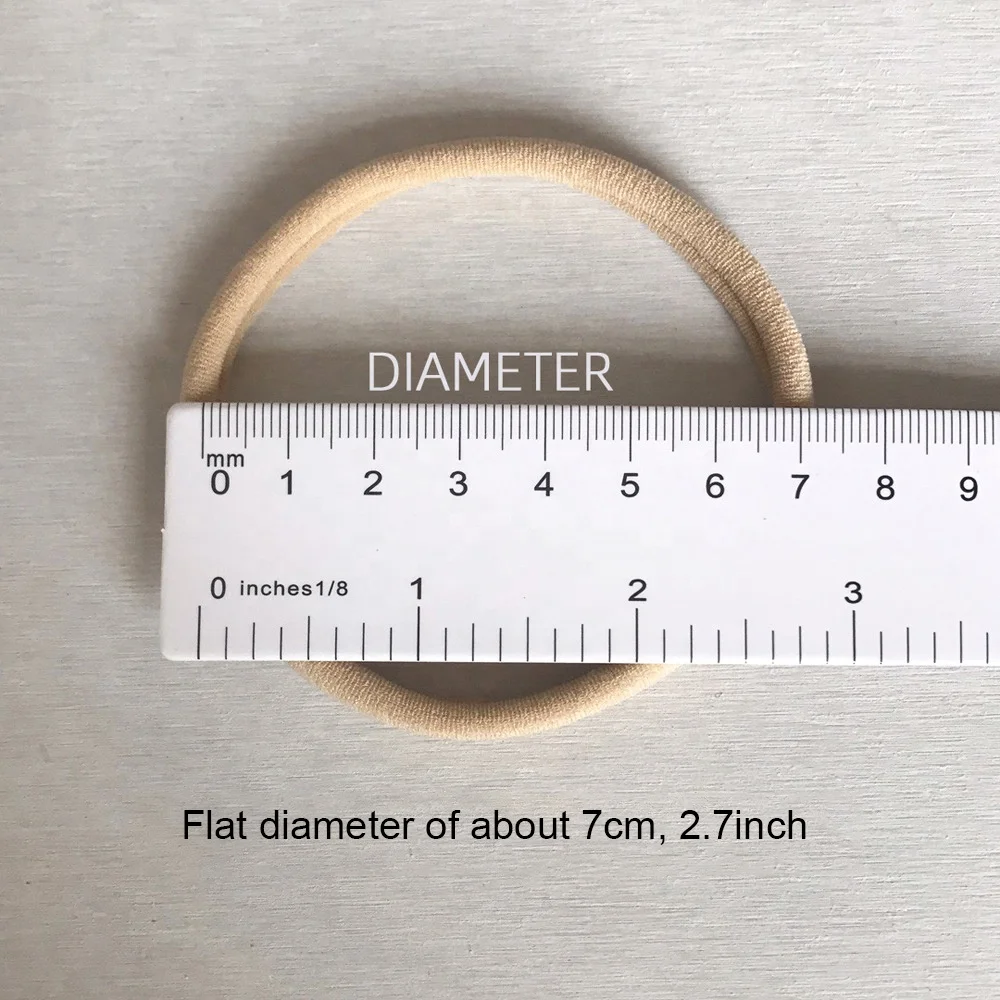 High quality top sale nylon black white wide headband skin friendly comfortable headbands for baby