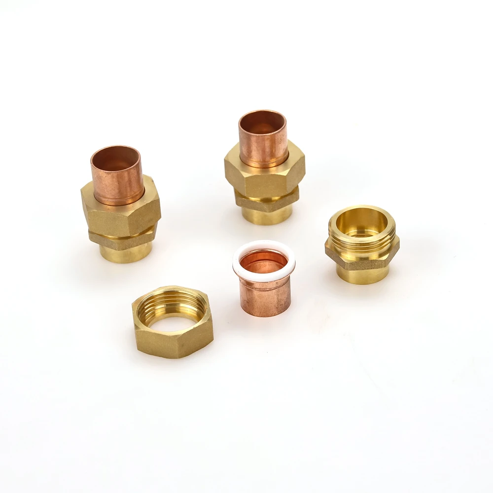 Brass Fitting Union Male Thread Capillary For Copper Tube Female Union PPR Female Threaded Union