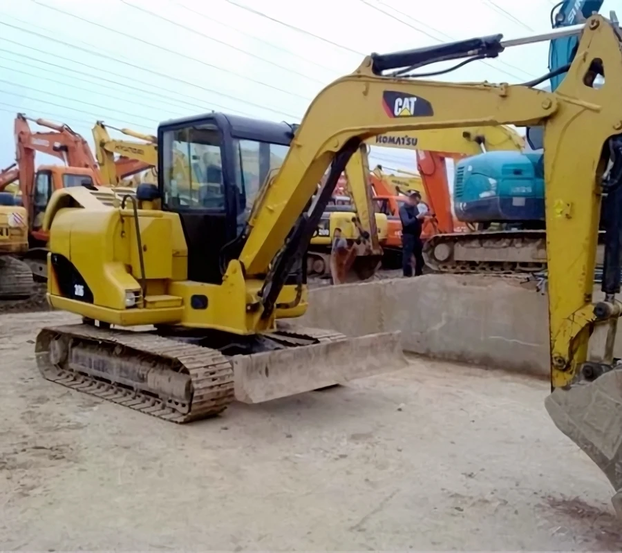 Rare Used Caterpillar CAT 306C Excavator Cat excavator mini skid steer mini caterpillar excavator for sale give away  a drone