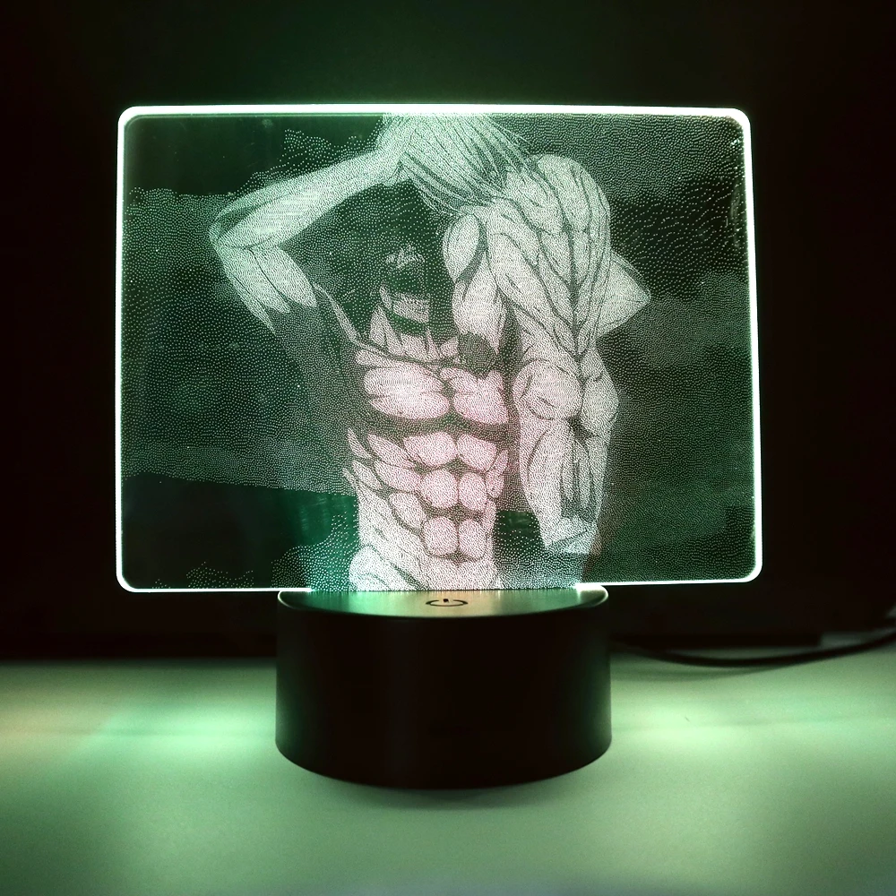 3D Night Lights Optical Illusion Lamps LED Night Lamps Acrylic 3d Light Decorative Gift for Kids