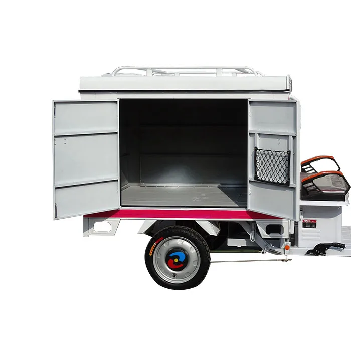 
Utility Tricycle Of Electric Express Vehicle With Cargo Box with cabin For Goods Carrier 