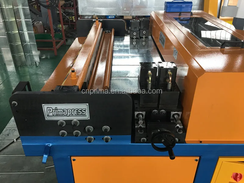auto duct line iii havc duct making machine with bending notching beading leveling function