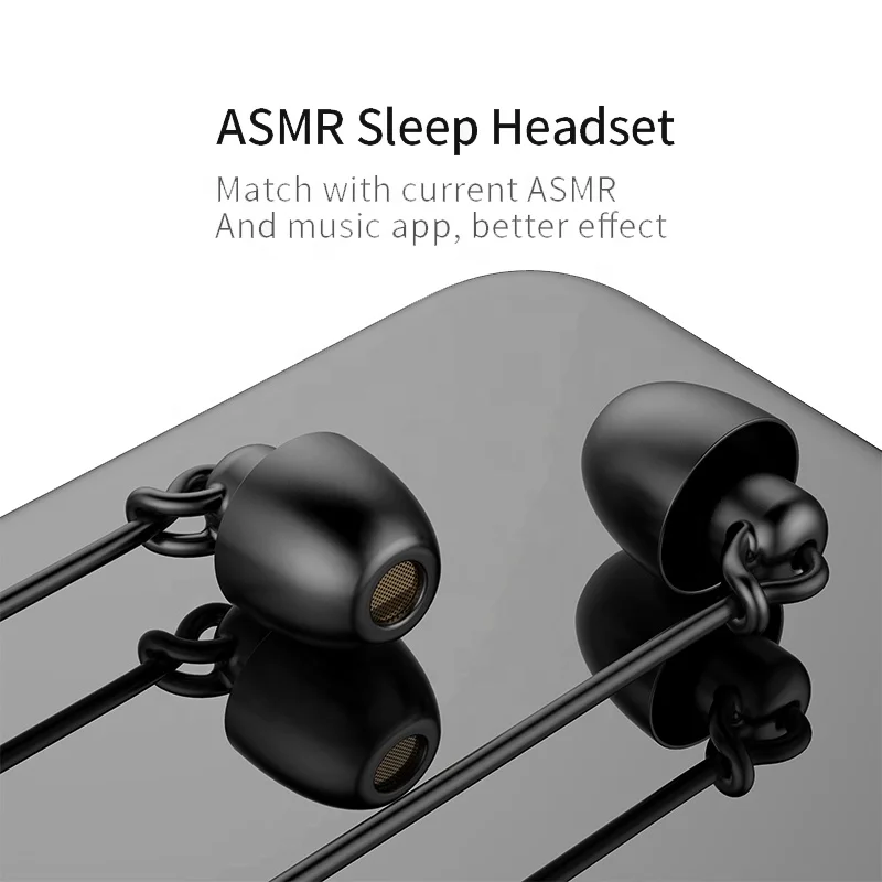 High Quality Wire-Controlled Sleep headphones New Style Wired sleeping earphone ASMR sleep headset,new model earphone