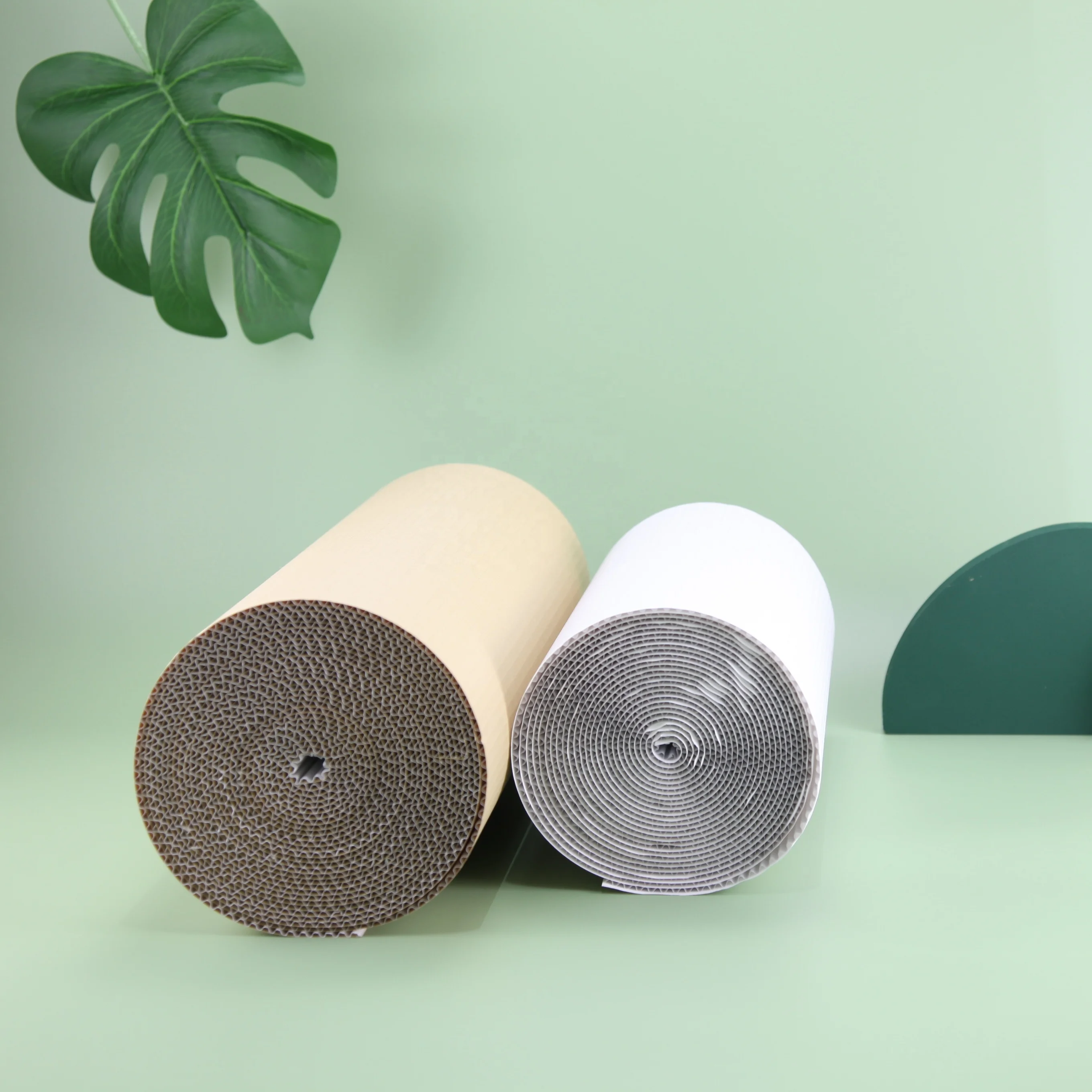Custom Gifts Wrapping Value Packing Fully Recyclable Paper Roll Brown Corrugated Kraft Paper Roll For Packaging Postal Shipping
