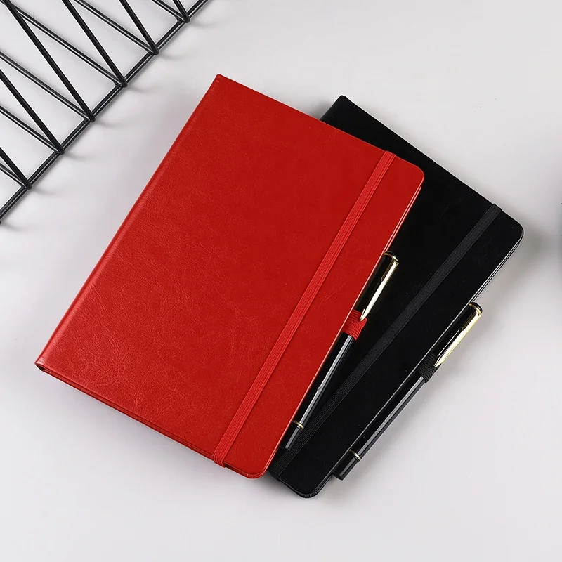 A5 Notebook binding book Business notepad Soft leather student stationery diary manual ledger wholesale printing logo