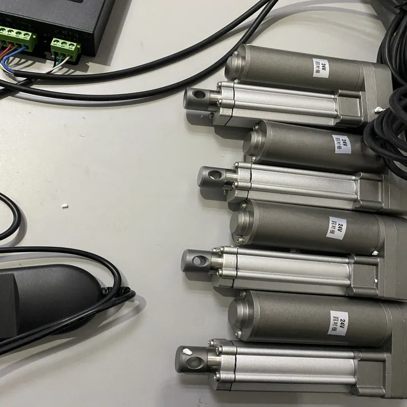 Smart Synchronous Linear Actuator | Hall Sensor Feedback | 12V/24V DC | Wireless Control Kit & Brackets