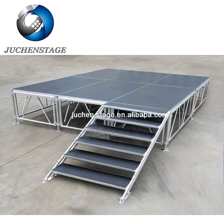 Wholesale height adjustable leg music stage platform Concert module Assemble Mobile Portable Event Aluminum Stage