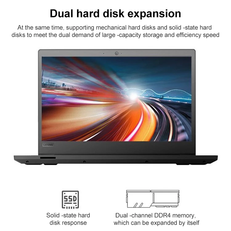 Low Cheap Lenovo E41-50 Laptop 14 inch 4GB+256GB Wins 10 Pro Intel Core i3-1005G1 Wi-Fi RJ45 Gaming Computer Office Laptop