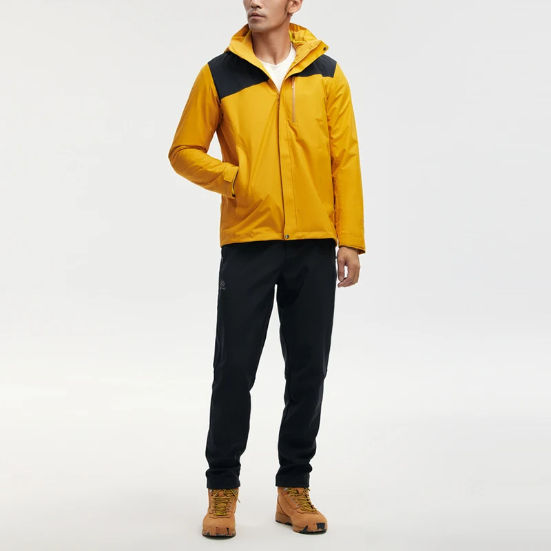 Customization Unisex Winter Outdoor Mountain Wear 2 Pieces Set 3in1 Men Warm Quilted Women Hiking Jacket