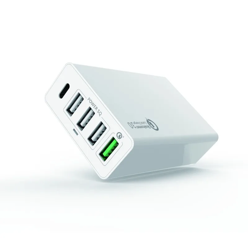 
5 USB universal charger 50W PD QC3.0 wall charger adapter fast charging for iphone for samsung 