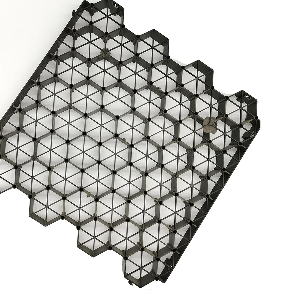 Permeable gravel plastic paving ground geo grids driveway for grass parking lots stone paver mold