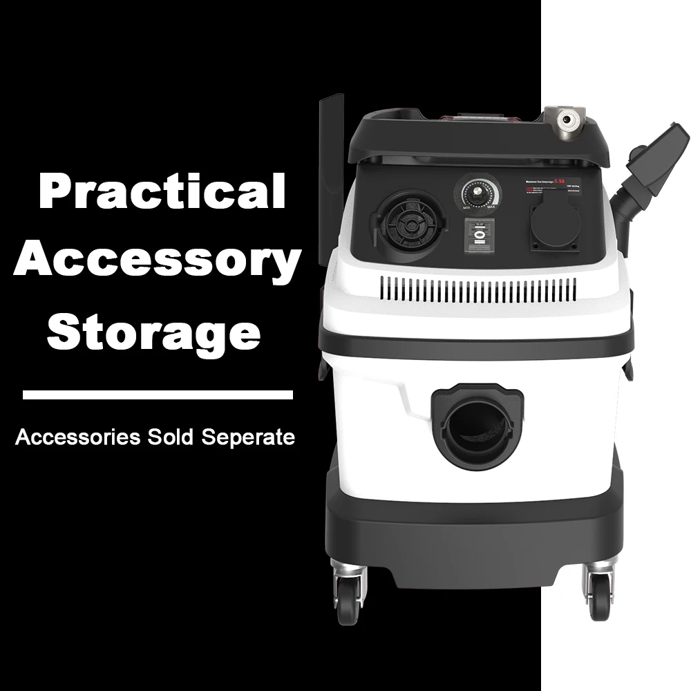 1600W Semi Automatic Vacuum Cleaner for Commercial Car Repair with Airtool Connector