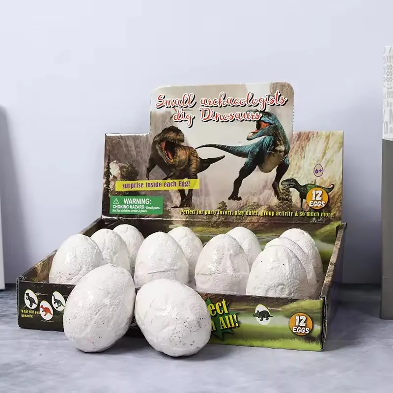 Factory Direct Sale Dino Egg Dig Kit Custom Dinosaur Egg Excavation Digging Blind Box Educational Dig Toys