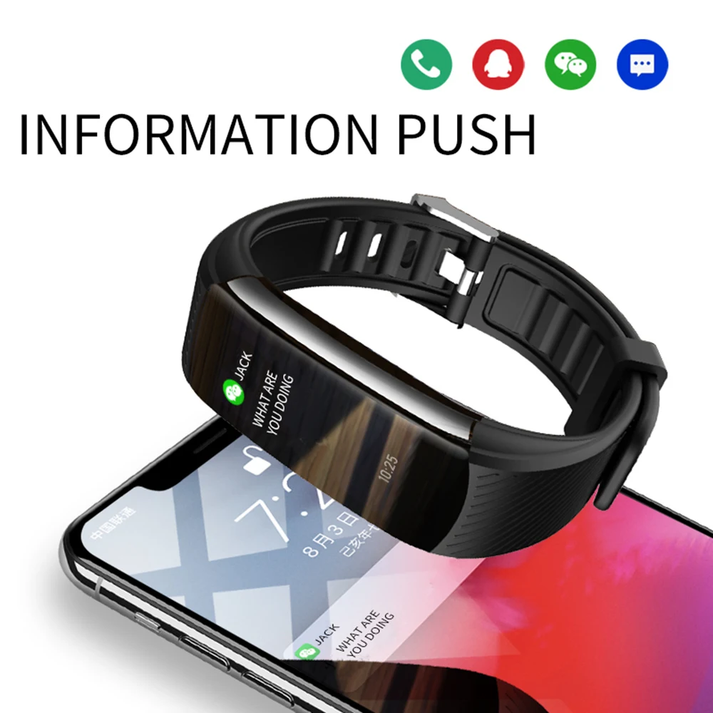 
C6T Phone Fitness T80 M5 M4 Tracker Reloj Wristband Band High-End Waterproof Watch Smart Bracelet 