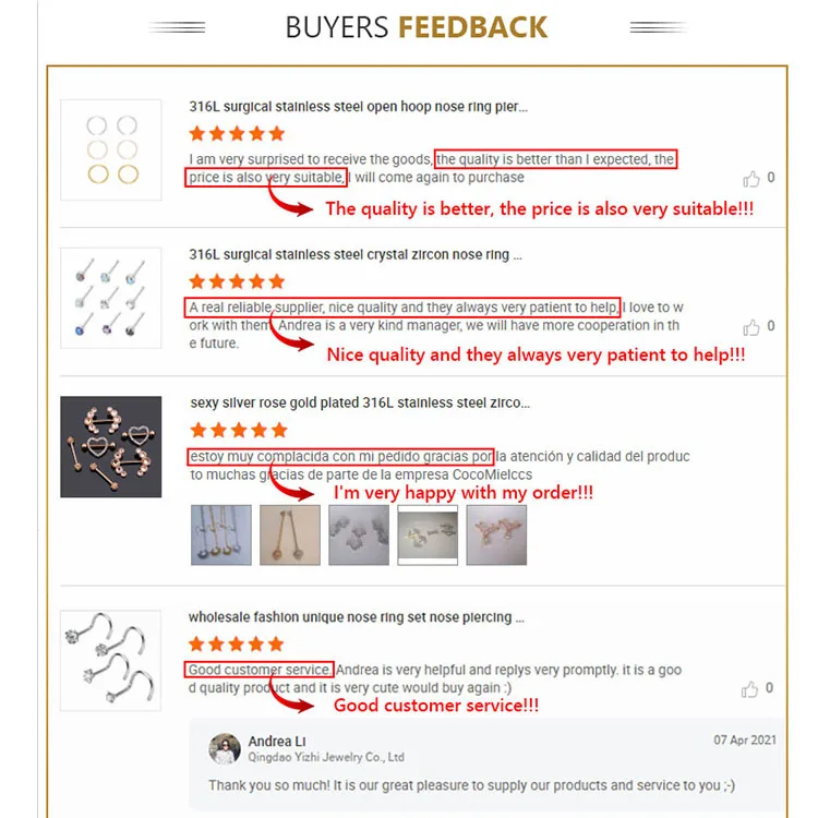 316L surgical stainless steel crystal zircon nose ring piercings bone nose stud body piercing jewelry sex nose ring