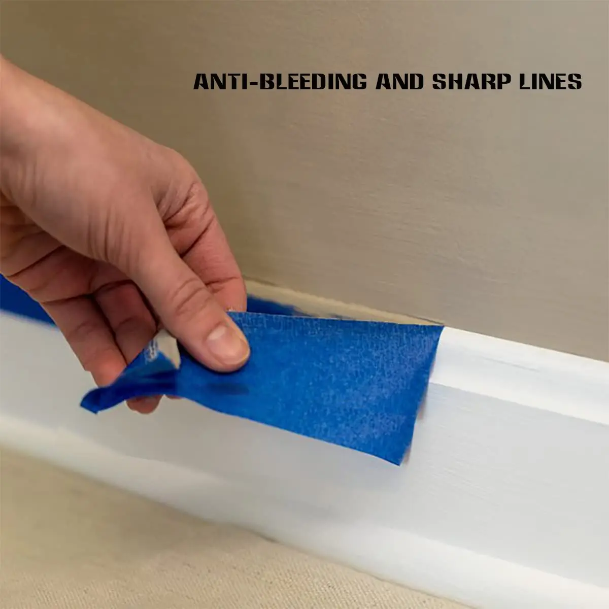 Shenzhen Manufacturer Masking tape blue tape painter indoor masking tape 2in wide 50yd cheap wall paint