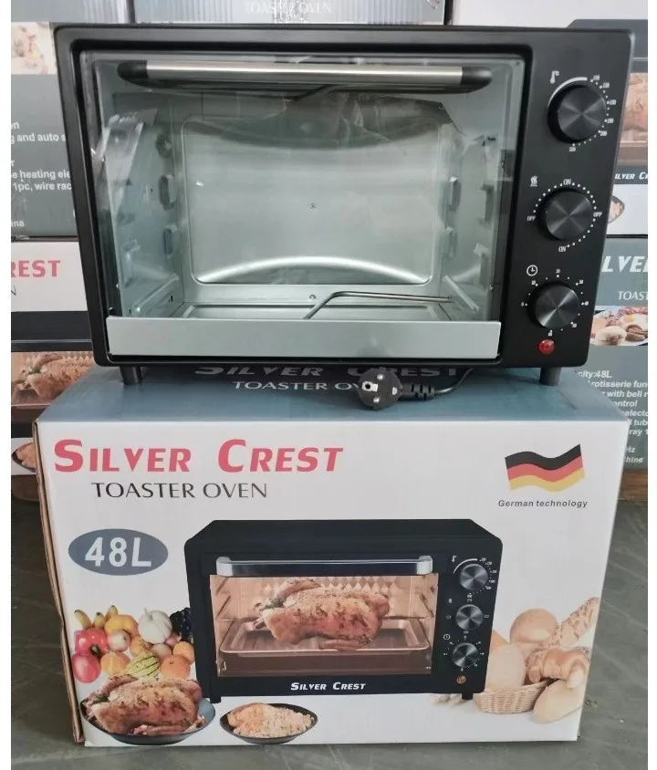 48L Manufacturer Factory Price Electric Oven Pizza Oven Bakery Home Stainless Steel Chicken Oven